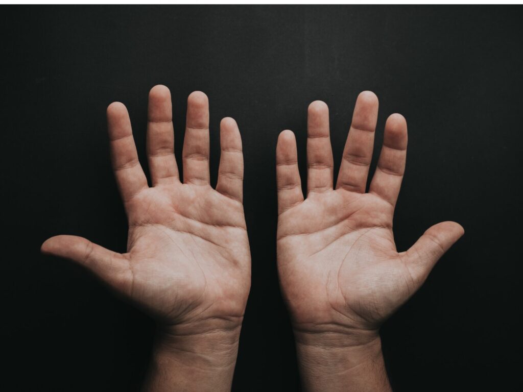 左右差がある手