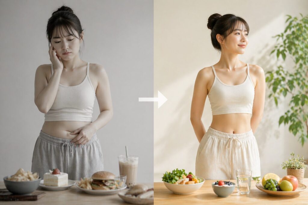 整えると痩せる雰囲気